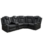 Luxury Reclining 5 & 6 Seater Corner Sofa w/ LED, USB, Wireless Charging, Bluetooth & Storage