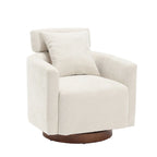 Fauteuil pivotant à 360 degrés, Fauteuil capitonné en chenille