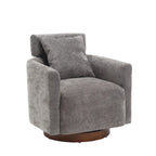 Fauteuil pivotant à 360 degrés, Fauteuil capitonné en chenille