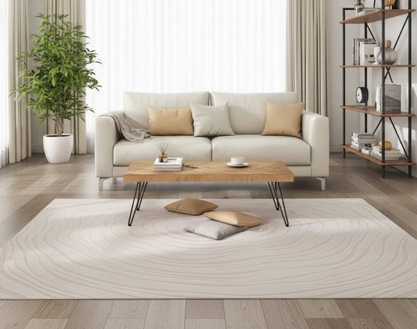 Table basse moderne avec pieds en métal - 19,60 x 43,30 x 17,80