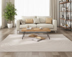 Table basse moderne avec pieds en métal - 19,60 x 43,30 x 17,80