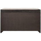 Banc de rangement d'entrée avec panier amovible et 2 tiroirs, avec coussin amovible pour salon
