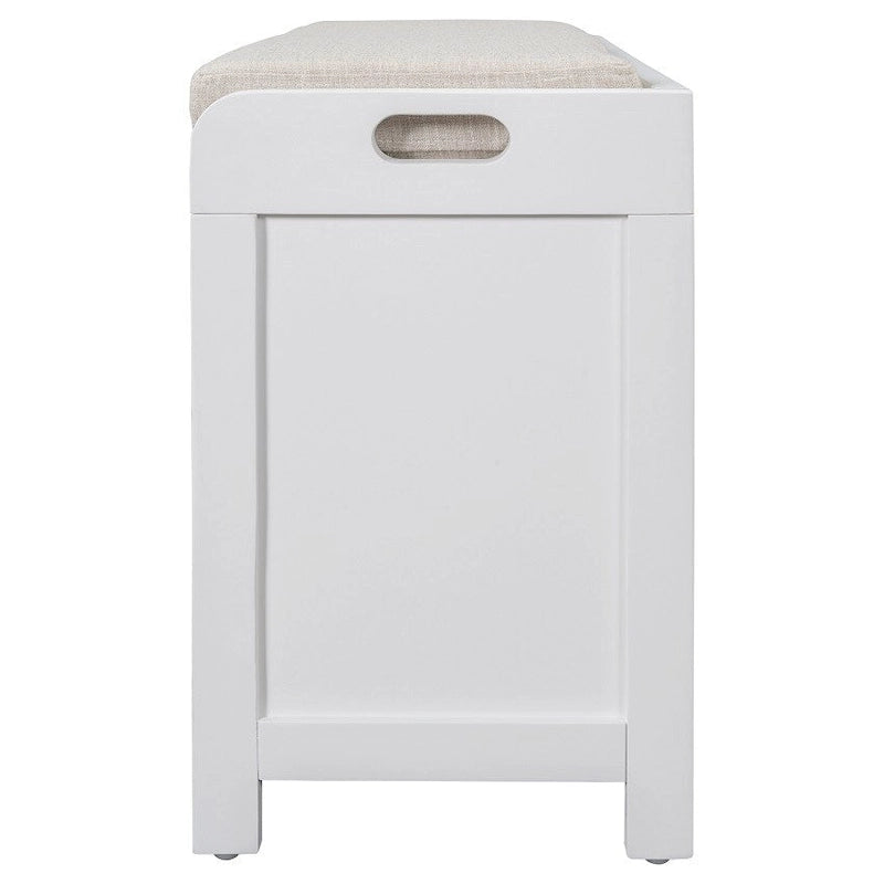 Banc de rangement d'entrée avec panier amovible et 2 tiroirs, avec coussin amovible pour salon