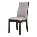 Chaises de salle à manger rembourrées en bois massif (lot de 6)