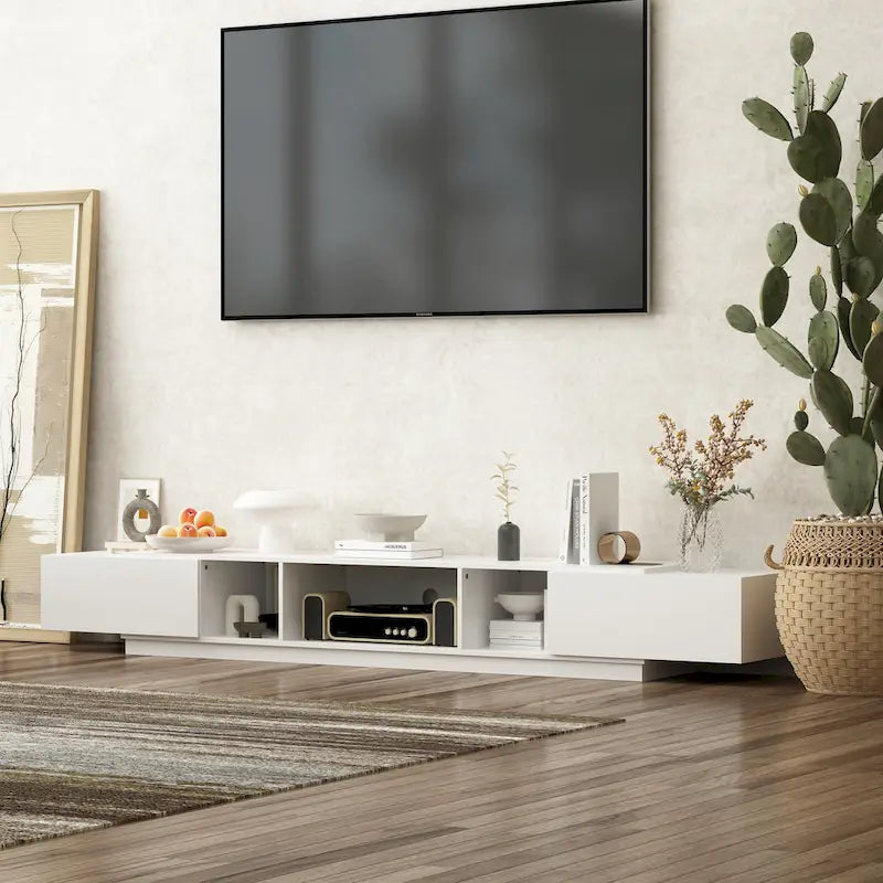 TV Stand for 90, TV Media Center, Entertainment Center Media Console