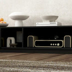 Meuble TV pour 90 pouces, Meuble TV multimédia, Console multimédia pour centre de divertissement