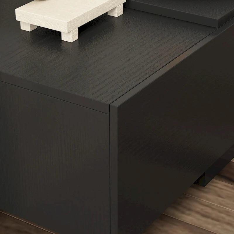 Meuble TV pour 90 pouces, Meuble TV multimédia, Console multimédia pour centre de divertissement