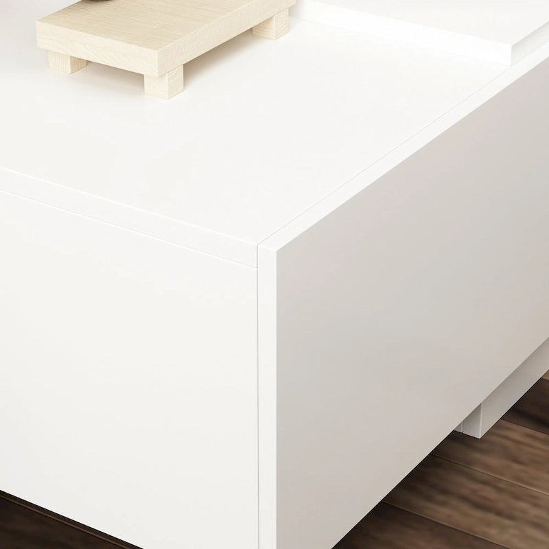 Meuble TV pour 90 pouces, Meuble TV multimédia, Console multimédia pour centre de divertissement