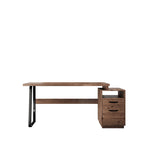 Bureau informatique avec tiroirs