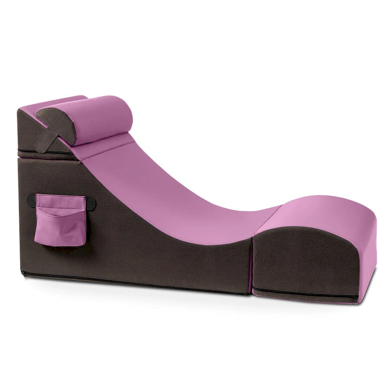 Chaise, table et pouf de jeu convertibles 3 en 1 avec appui-tête réglable - Vinyle