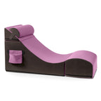Chaise, table et pouf de jeu convertibles 3 en 1 avec appui-tête réglable - Vinyle