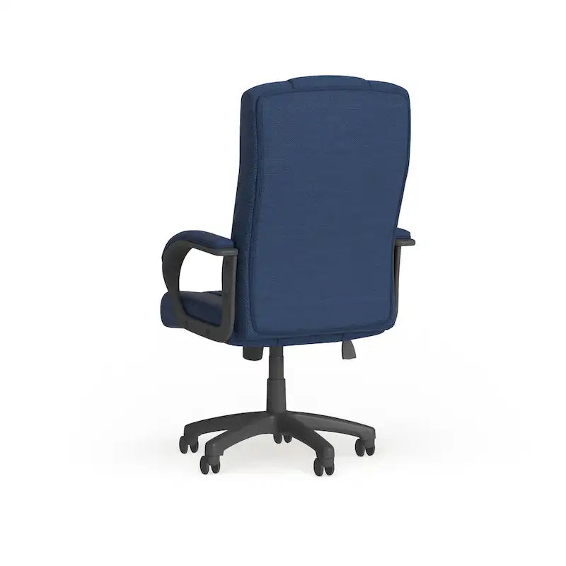 Fauteuil de bureau de direction en tissu à dossier haut