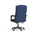 Fauteuil de bureau de direction en tissu à dossier haut
