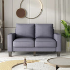 Canapé 2+3 en Tissu Beige pour Salon Moderne