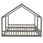 Lits plateformes de maison de taille double, Deux lits partagés