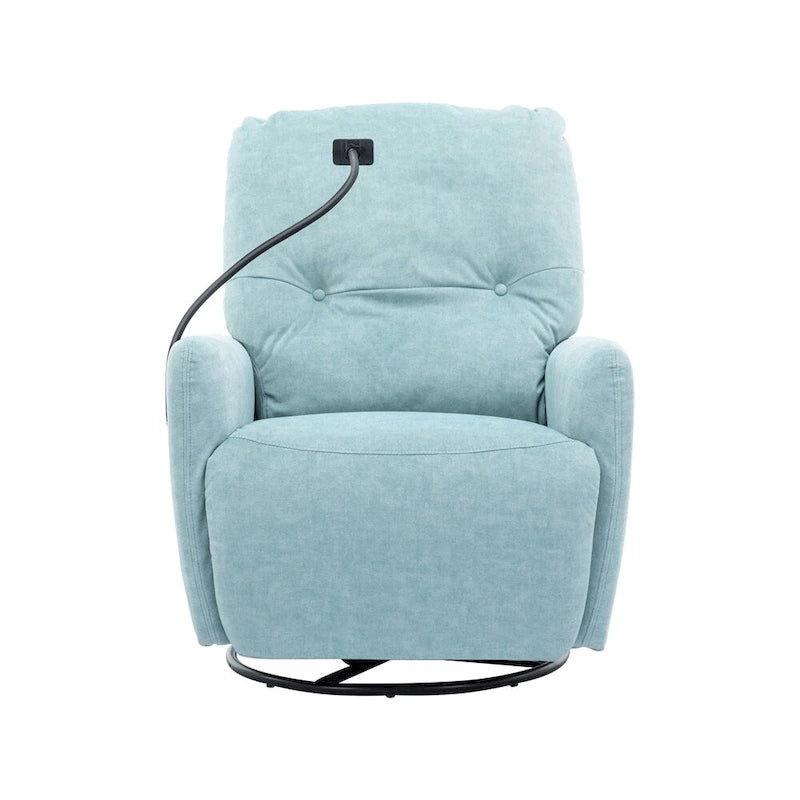 Fauteuil inclinable électrique pivotant à 270 degrés avec support de téléphone
