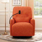 Fauteuil inclinable électrique pivotant à 270 degrés avec support de téléphone