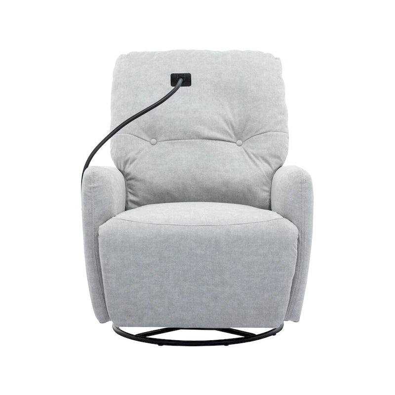 Fauteuil inclinable électrique pivotant à 270 degrés avec support de téléphone
