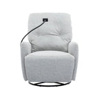 Fauteuil inclinable électrique pivotant à 270 degrés avec support de téléphone