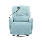 Fauteuil inclinable électrique pivotant à 270 degrés avec support de téléphone