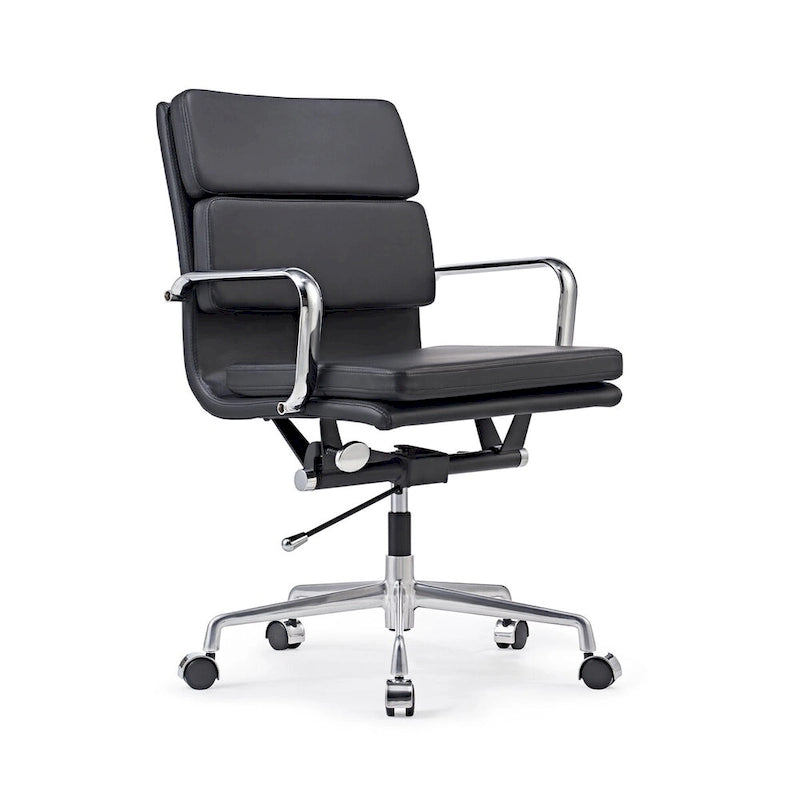 CAROCC Office Chair PU Leather Adjustable ErgoChair with Thickened Cushion - N/A