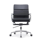 Chaise de Bureau Ergonomique en Cuir PU Réglable avec Coussin Épaissi - N/A