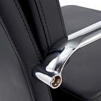 Chaise de Bureau Ergonomique en Cuir PU Réglable avec Coussin Épaissi - N/A