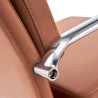 Chaise de Bureau Ergonomique en Cuir PU Réglable avec Coussin Épaissi - N/A